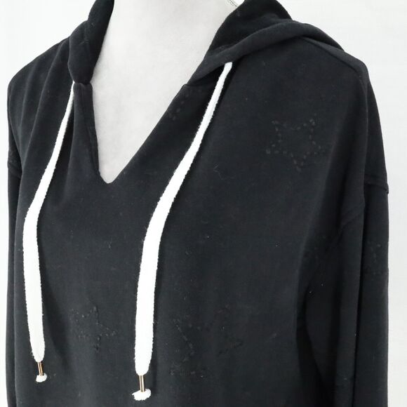 Anthropologie Black Hoodie Blouse - Picture 16 of 16